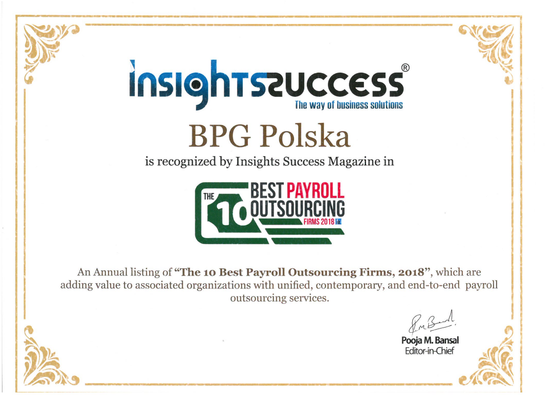 The 10 best payroll Outsourcing Firms 2018